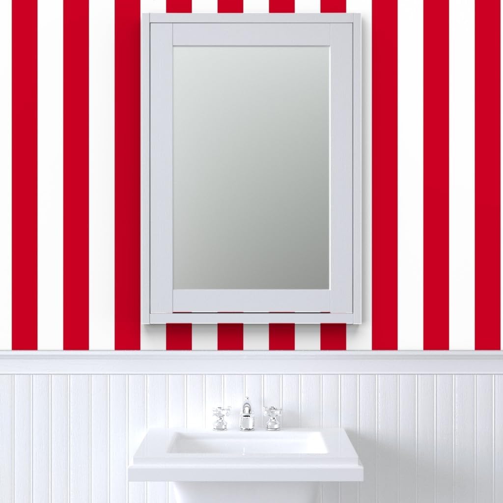 Peel & Stick Wallpaper x / 24 x 144 / Roll / Red