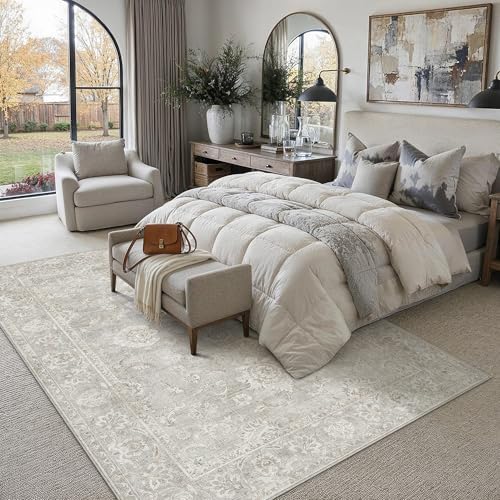 6x9 Grey Neutral Area Rug