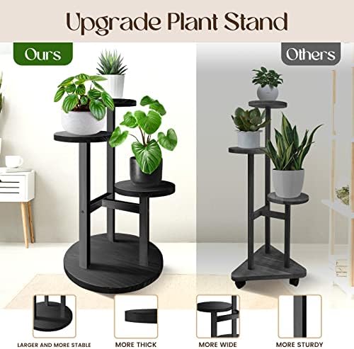 GEEBOBO 3 Tier Plant Stand Indoor