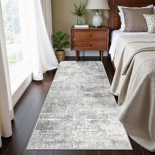Washable 2x5 Hallway Runner Rug: Indoor Abstract Water Resistant Kitchen Entryway Rug Soft Living Room Bedroom Carpet