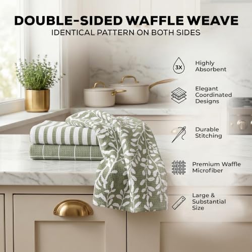 Kitchen Towels, Dish Towels for Kitchen, 3 Pc Kitchen Towel Set