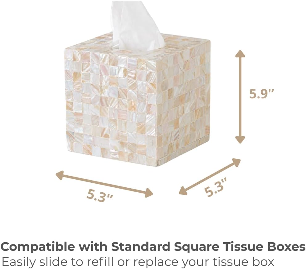 Handcrafted Square Tissue Holder