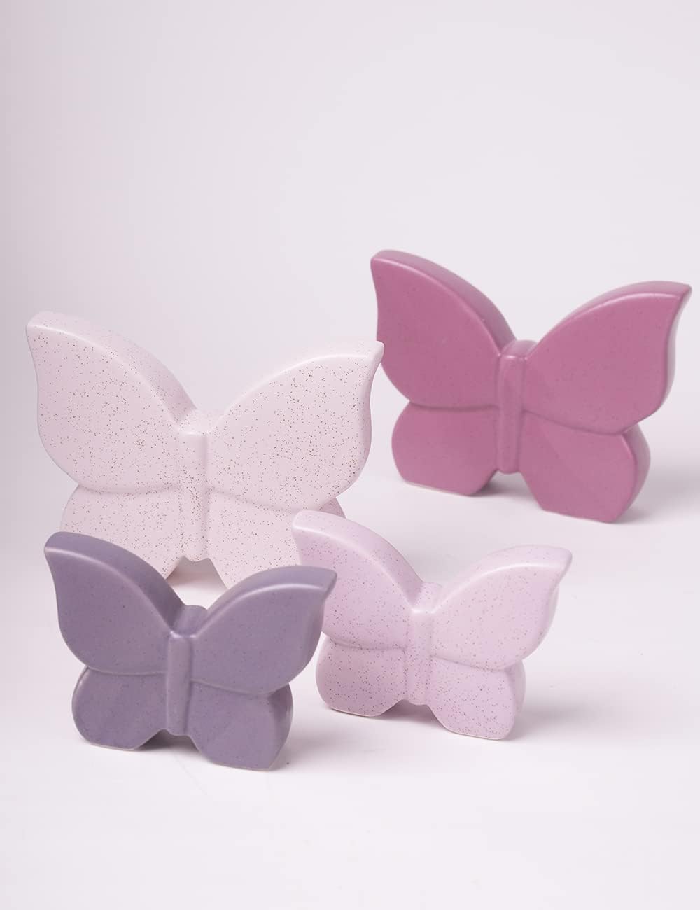 Butterfly Decor Statue Animal Figurine Gift Modern Art Sculpture / 4.7 Inch / Set of 2
