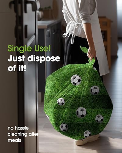 Pureegg Soccer Party Decorations 2026 Plastic Tablecloth