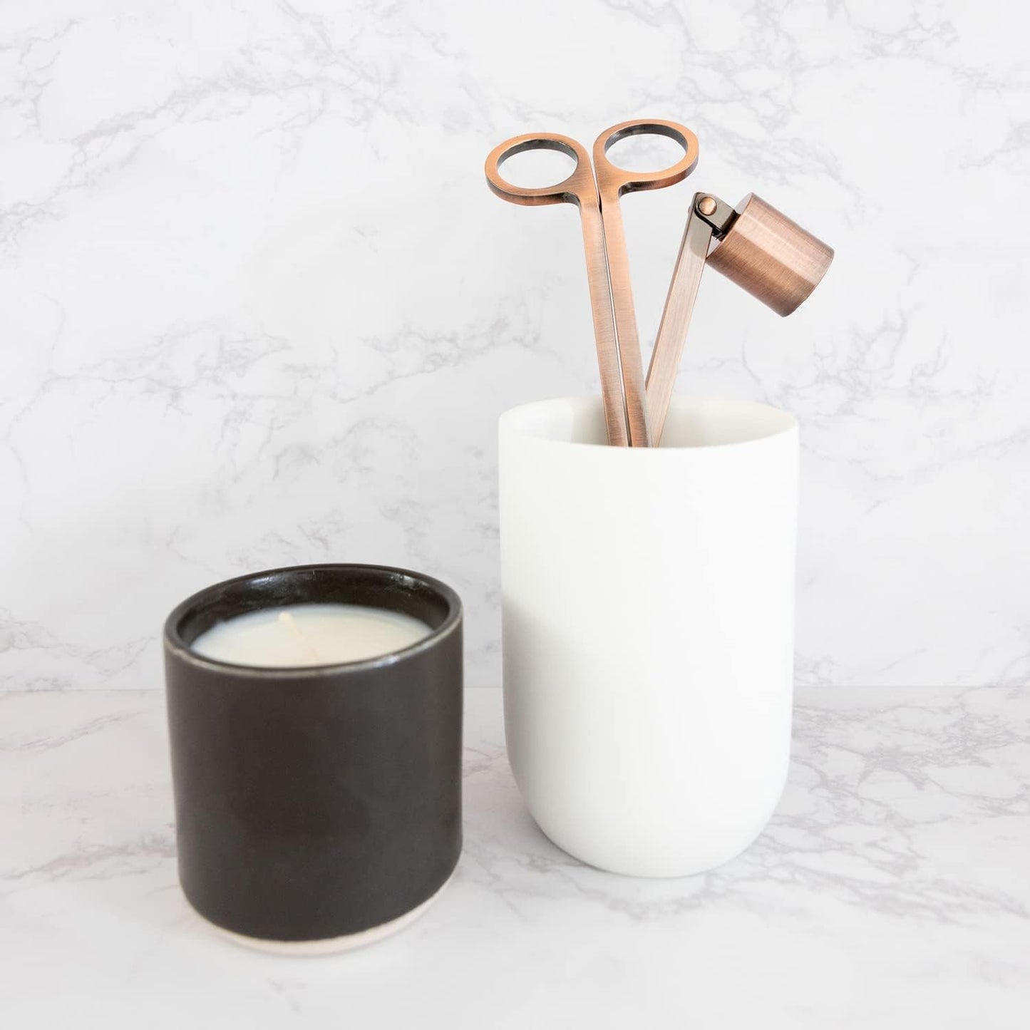 Airy Abode Candle Wick Trimmer and Candle Snuffer Accessory Set – Pick Your Color