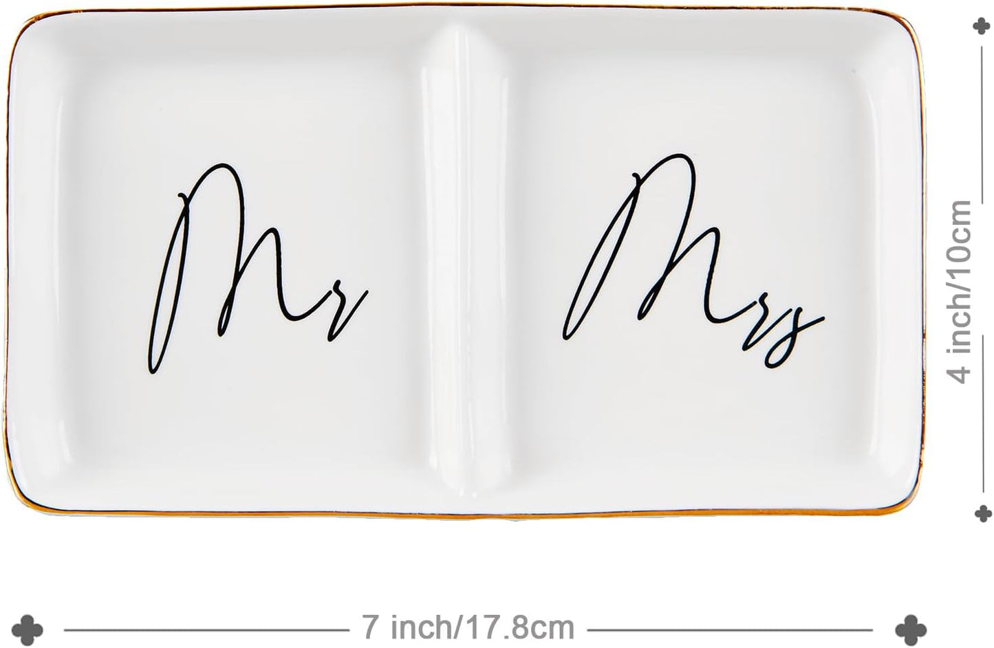 Engagement Ring Dish Future Mr and Mrs Gifts Ring Dish Wedding Ring Holder Jewelry Dish / Mr&mrs