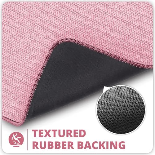 Bosap Bath Mat,Ultra Thin Bathroom Runner Rugs,Large Bath Mats for Bathroom,Quick Dry,Non-Slip,Machine Washable,Low
