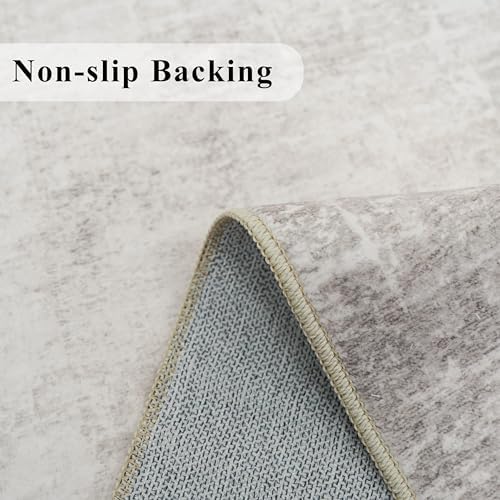 Washable 3x4 Kitchen Area Rugs: Abstract Stain-Resistant Sink Rug Non-Slip Durable Doormat Ultra Soft Bedroom Nursery