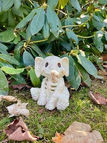 Seasons Crazy Bonez Skeleton Elephant Figurine, 5.5"