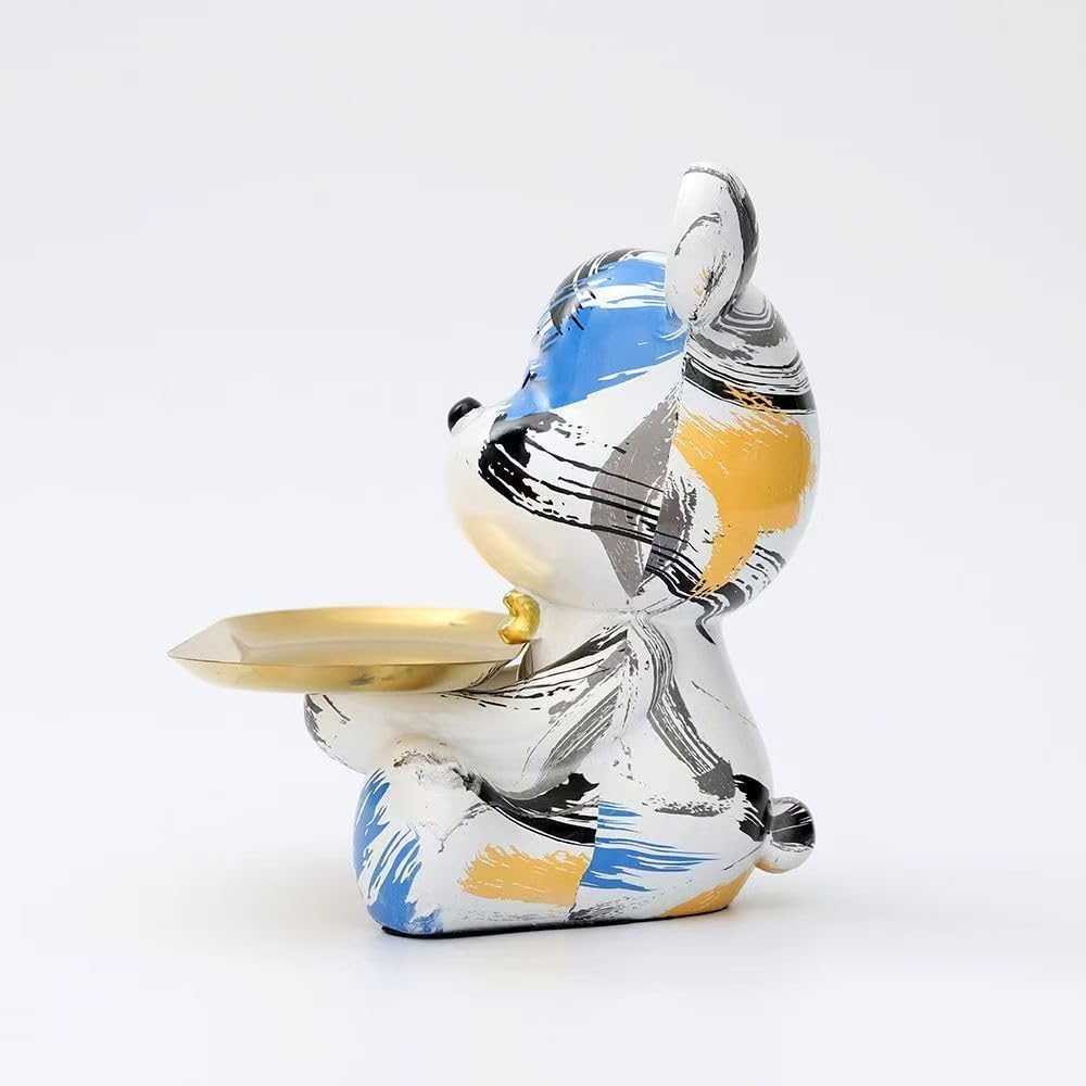 Jewerly Tray Animal Sculpture / Brush Paint