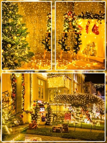 264 FT 800 LED Super Long Christmas Lights String Indoor Outdoor Warm White