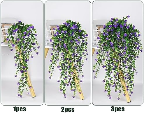 RECUTMS Vine Plant Fake Ferns Plants Large Faux Artificial Hanging Vines