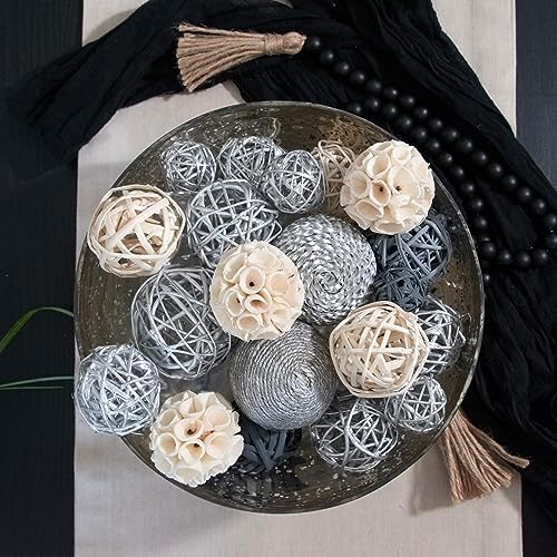 ANDALUCA Decorative Balls Orbs Bag (Silver)