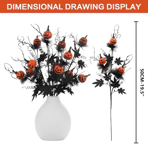 5PCS Halloween Decorations for Indoor Farmhouse Home Holiday Party
