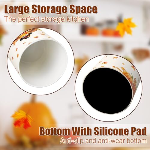 pinata Thanksgiving Kitchen Decor, Thanksgiving Ceramic Utensil Holder