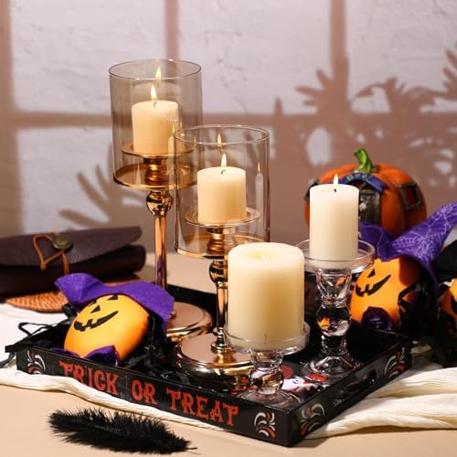 Halloween Ghost Serving Tray with Handles, Acrylic Platter