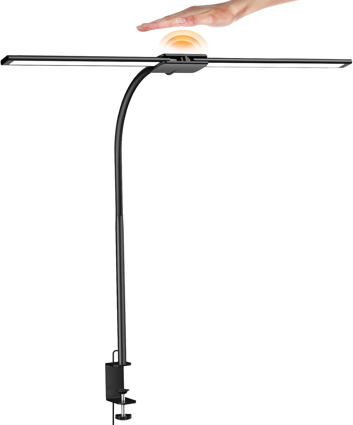 Syrinx LED Desk Lamp for Home Office, 18W 2000LM Dual Head Architect Lamp | Wide-Area Eye-Caring Lighting, Adjustable