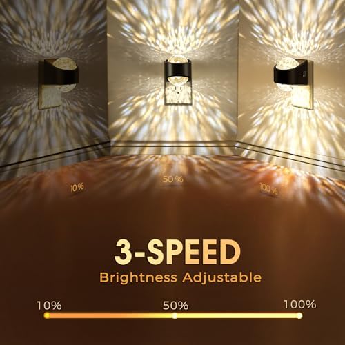 Briignite Night Light,Night Lights Plug into Wall,LED Projector Night Light