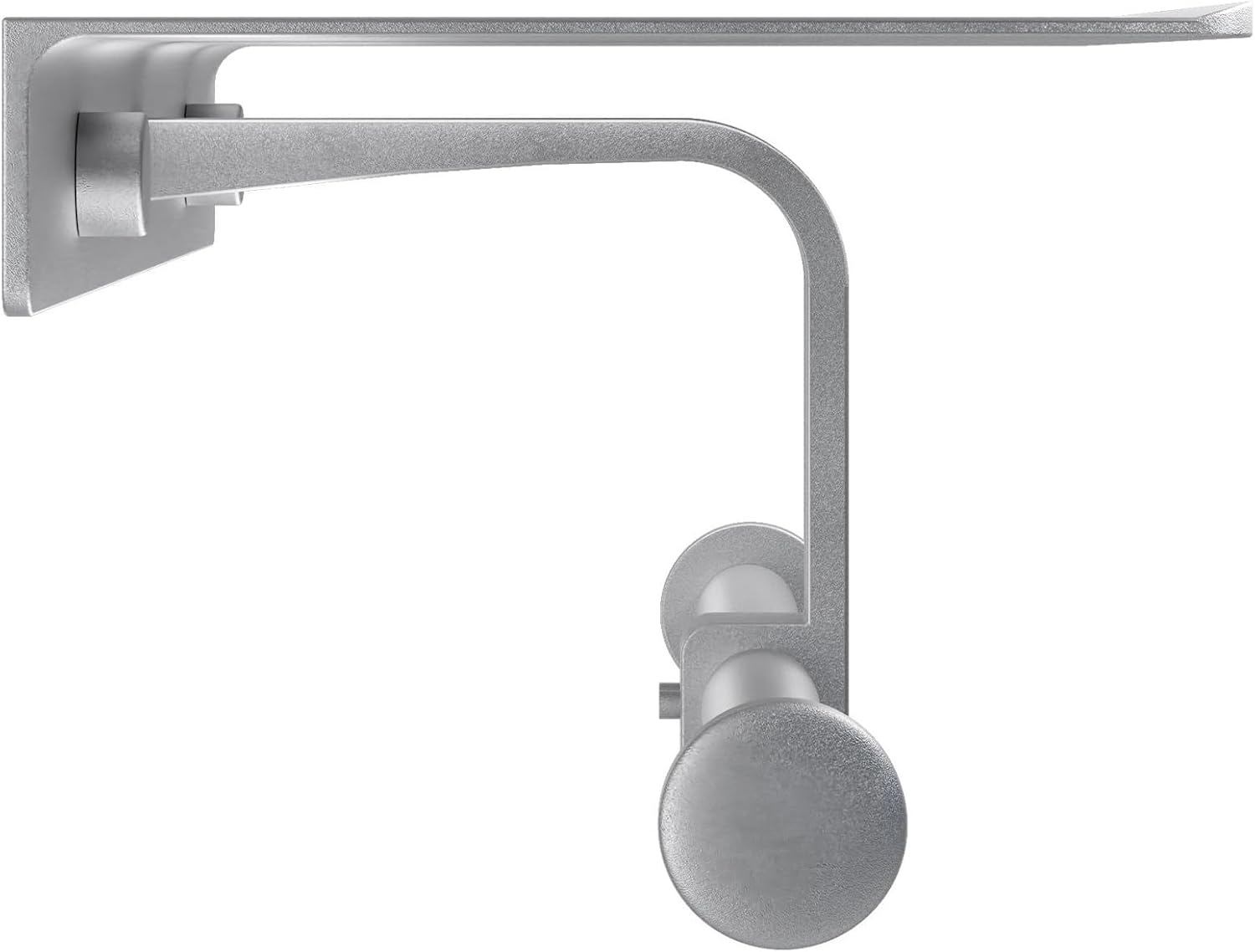 Bathroom Toilet Paper Holder with Shelf, Wall Mount, Double Roll, Silver