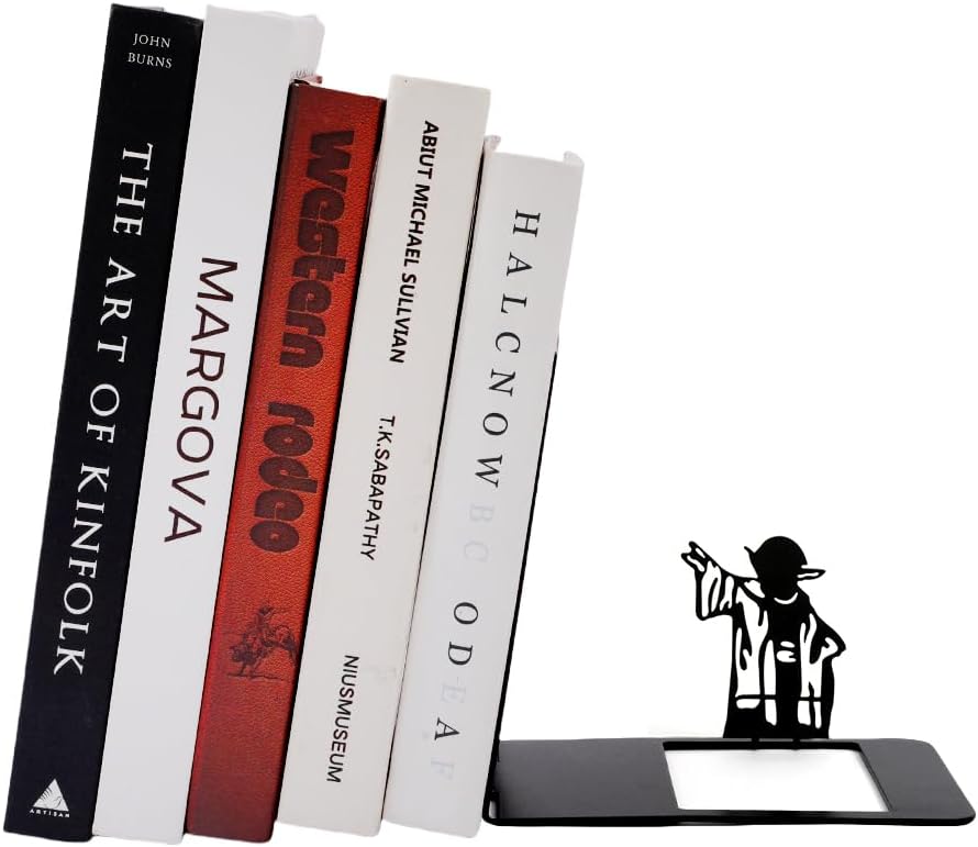 Heavy-Duty Metal Bookend / New Master / Black