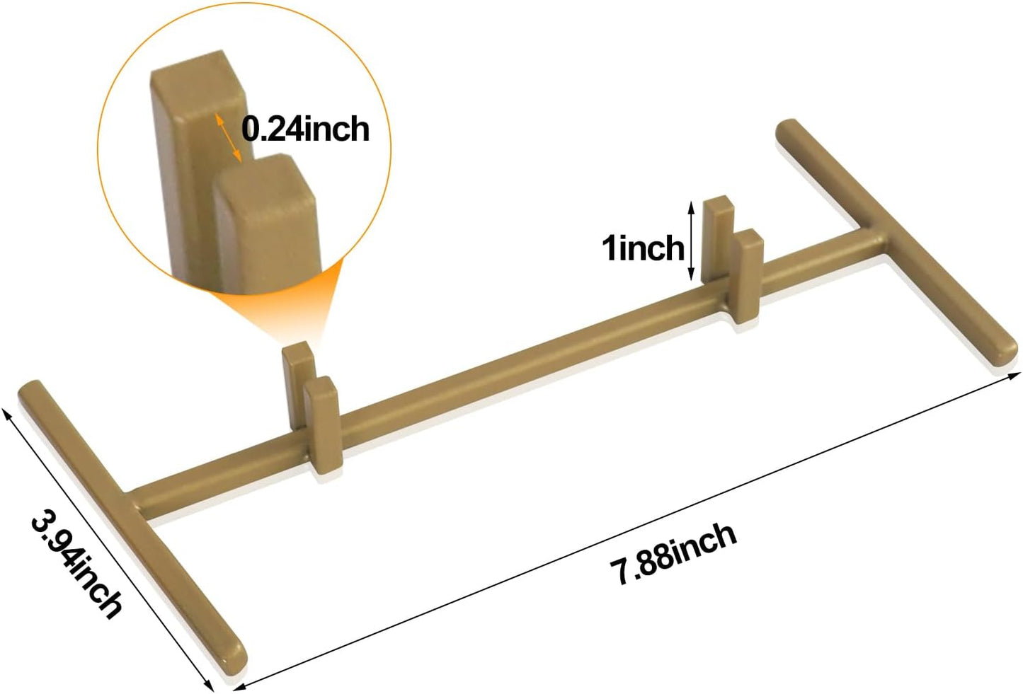 Metal Display Stand / Gold / Set of 5