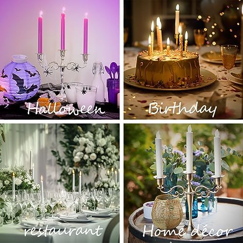 5-Arm Brass Candelabra Taper Candle Holder Table Centerpiece
