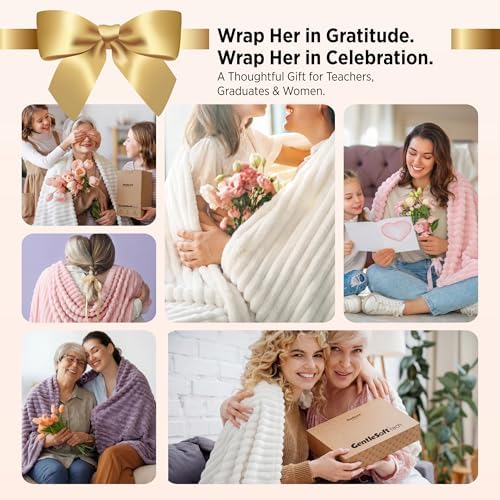 Bedsure Soft Light Purple Throw Blanket for Decor Gifts 50"x60"