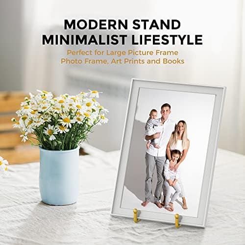 Metal Plate Holder Display Stand + Frame Holder Stand for Picture / 8 Inch