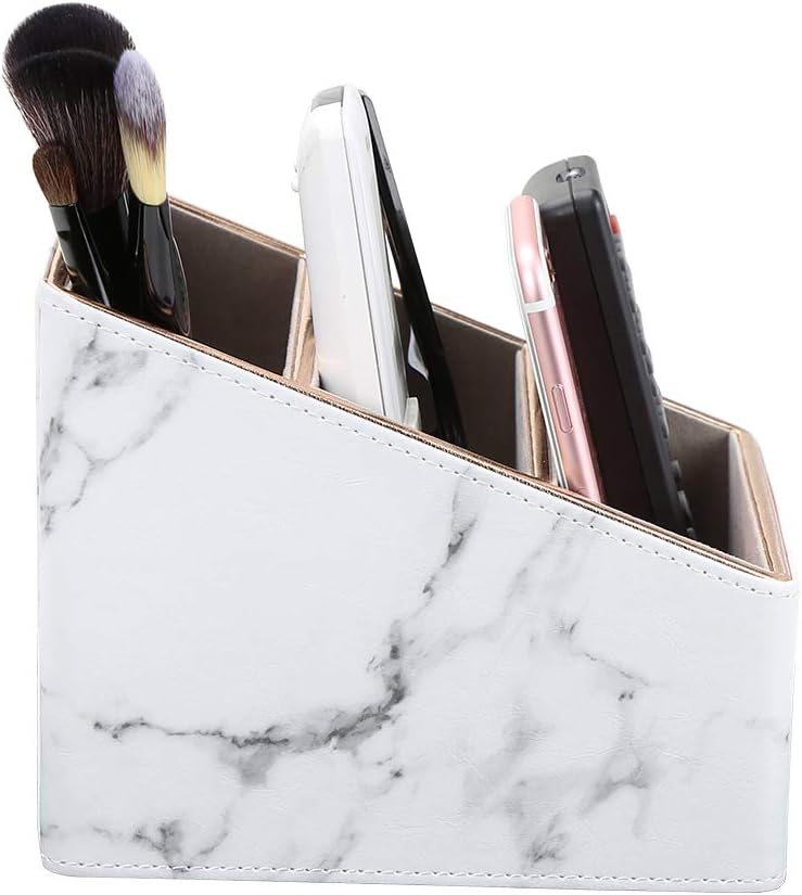 Remote Control Holder / White Marble