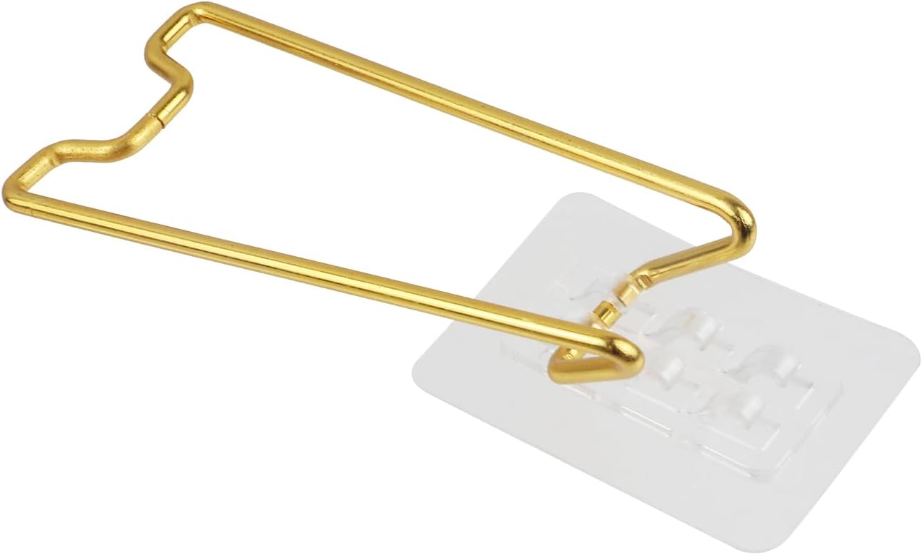 Picture Frame Stand Adhesive Easel Back for Picture Frame Cardboard / 5.12 x 2.2 / Gold / Set of 4