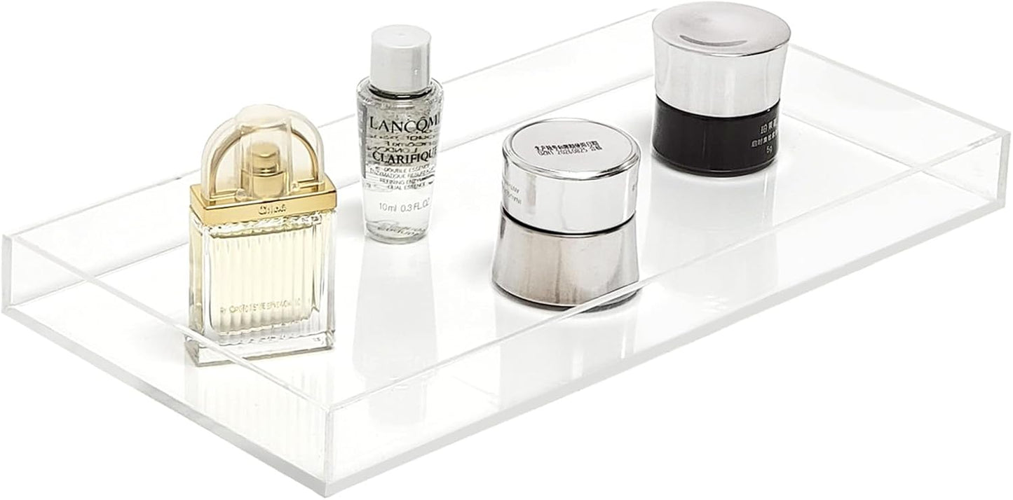 Acrylic Tray Bathroom Tray for Countertop / Clear