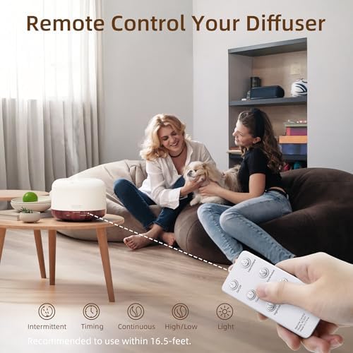 ASAKUKI Essential Oil Diffuser for Home, 500ML Aromatherapy Humidifier