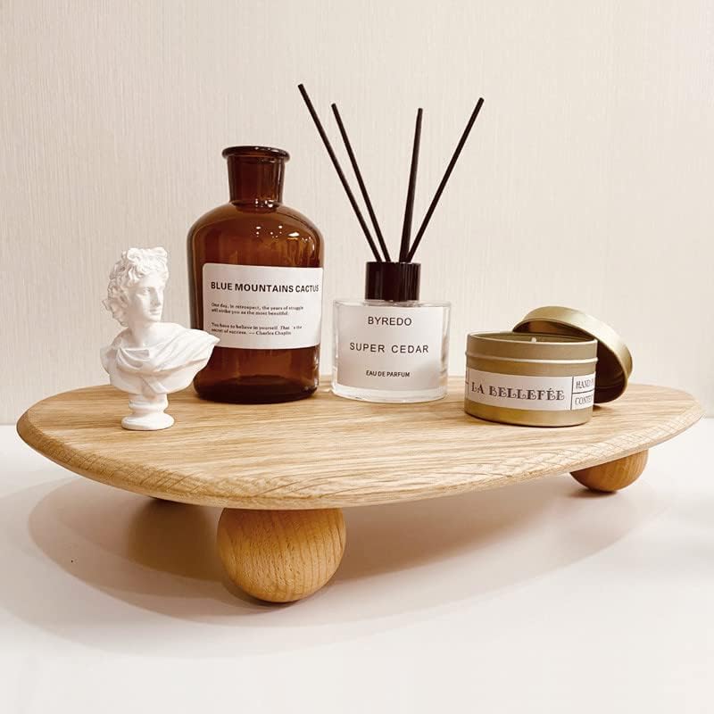 Wooden Pedestal Stand for Decor