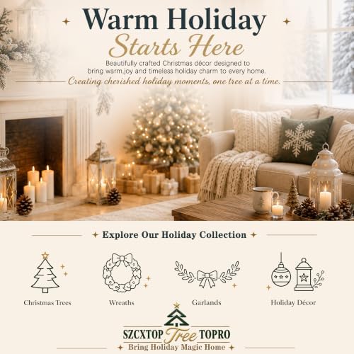 Pre-Lit Artificial Mini Christmas Tree,20 Inch Snow Flocked Small Pine Xmas Tree with 40 LED Lights,70 Branch Tips,Battery Operated Tabletop Christmas Tree Burlap Base-(50cm)