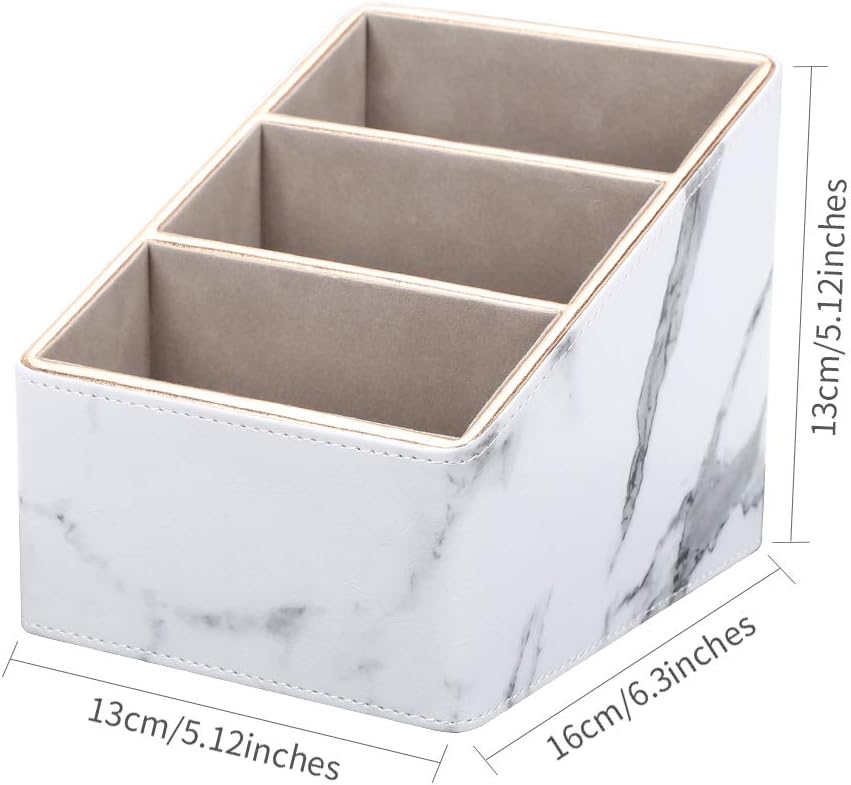 Remote Control Holder / White Marble