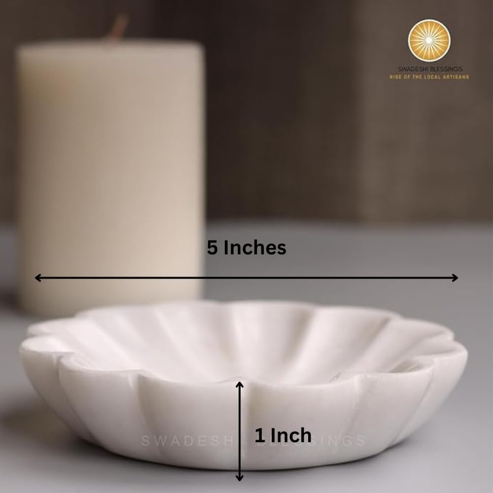 Handcrafted Marble Jewelry Tray