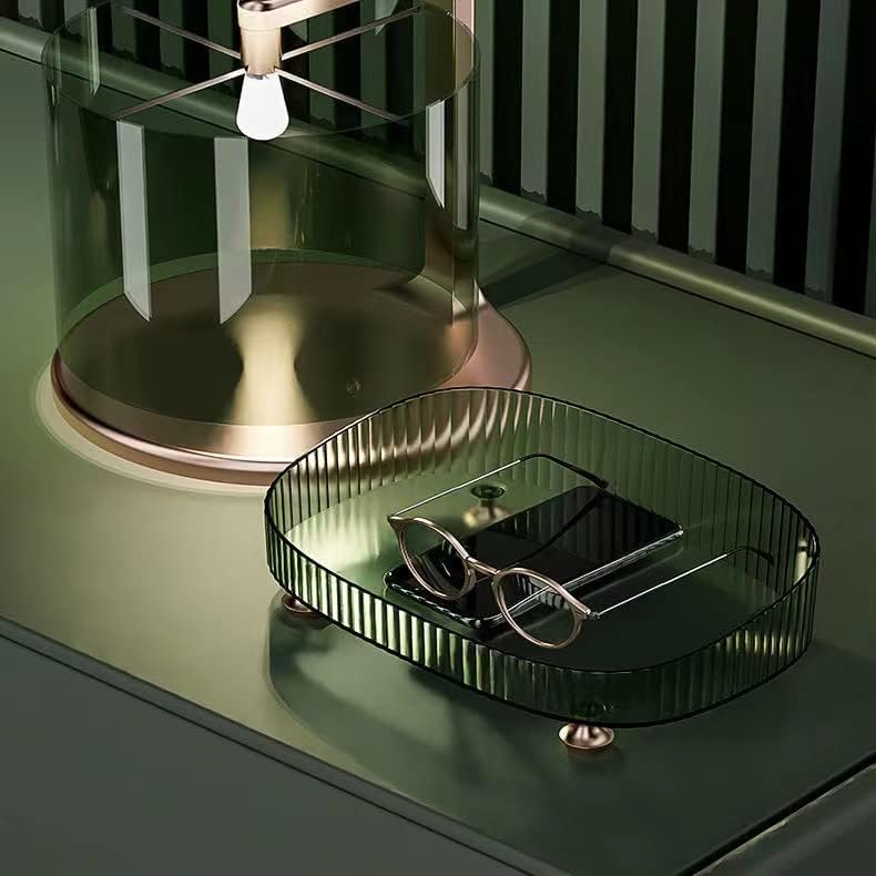 Bathroom Vanity Tray / Dark Green