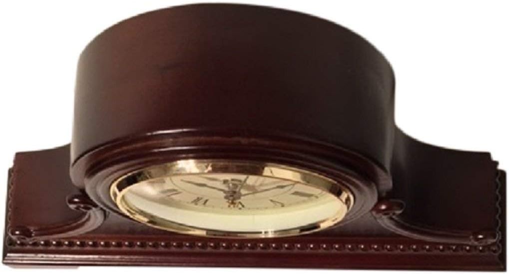 Mantel Clocks, Battery Operated, Silent Wood Mantle Clock with Westminster Chimes On The Hour, Solid Wooden Shelf