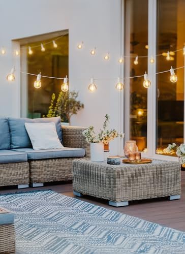 Brightown Outdoor String Lights, 69FT G40 LED IP65 Waterproof Patio Lights