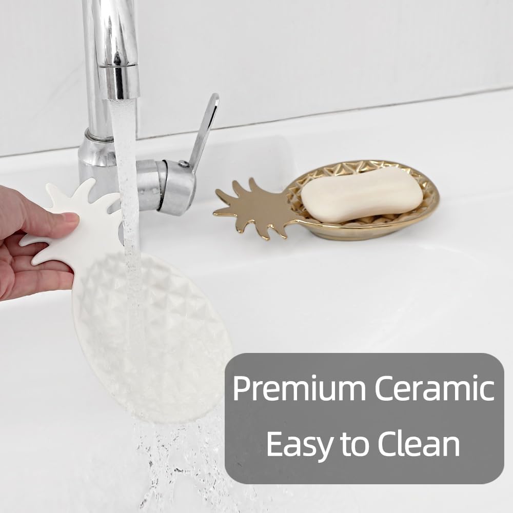 Decorative Ceramic Tray / White