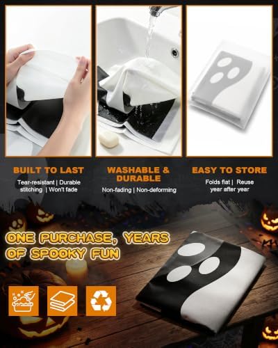 Halloween Window Decorations Monster Window Silhouettes 3 Pack
