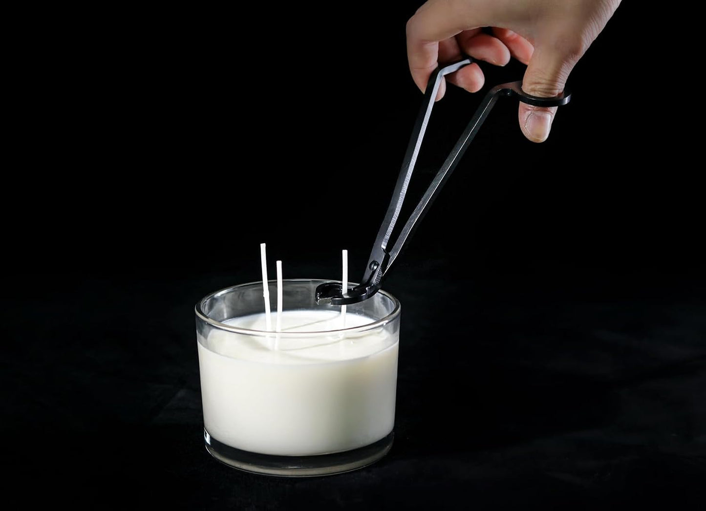 Aroparc 10PCS Candle Wick Trimmer Cutter, 7 Inch Bulk Wick Candle Accessories - Black