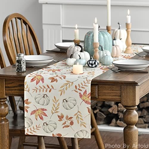Artoid Mode 210 GSM Fall Table Runner Home Party Decor 13x108 Inch