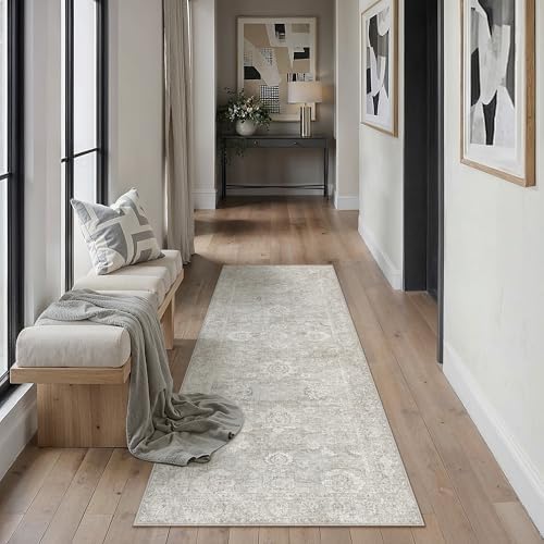 2x6 Grey Neutral Runner Rug