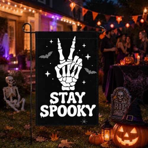 Halloween Decorations - Stay Spooky Halloween Garden Flag