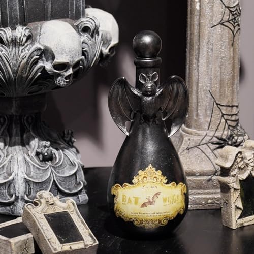 Cynkeyee Halloween Potion Bottles Bat - Resin Spooky Home Decor