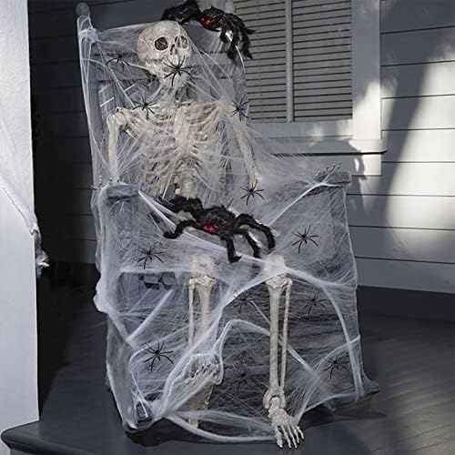 Spider Webs Halloween Decorations,300Sqft Spider Webs