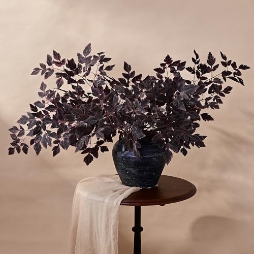 Waipfaru 36" Fall Stems for Vases, Artificial Cimicifuga Stems (3pcs)
