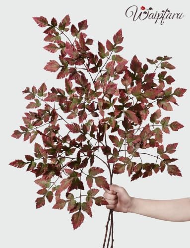 Waipfaru 36" Fall Stems for Vases, Fall Floral Stems (3pcs)