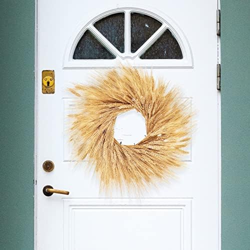 Uieke 17.7 Inches Dried Wheat Stalks, 400 Stems Dried Flowers 100% Natural Wheat for Home Kitchen Wedding Party Table Centerpiece Harvest Wreath Boho Farmhouse DIY Decoration